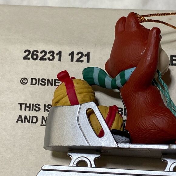 Disney Multicolor Dale On The Sleigh Collectible Ornament OS - Picture 5 of 6